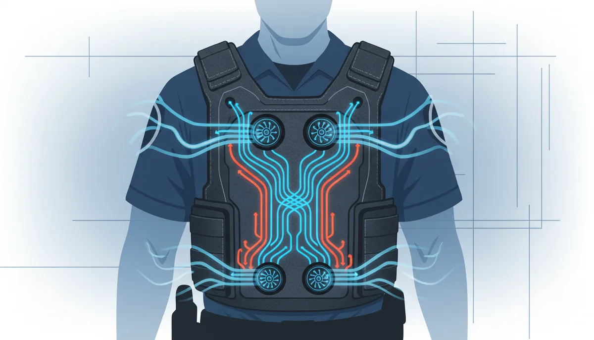 body armor cooling vest