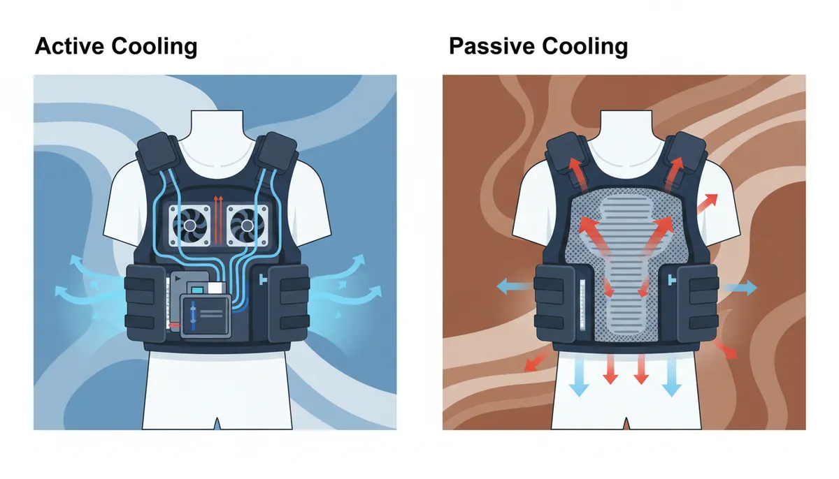 body armor cooling vest