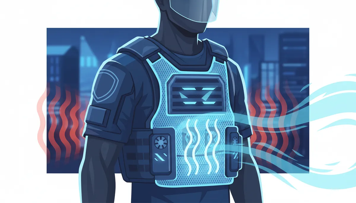 body armor cooling vest