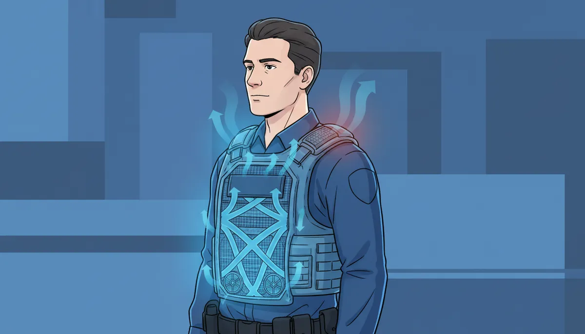 body armor ventilation vest