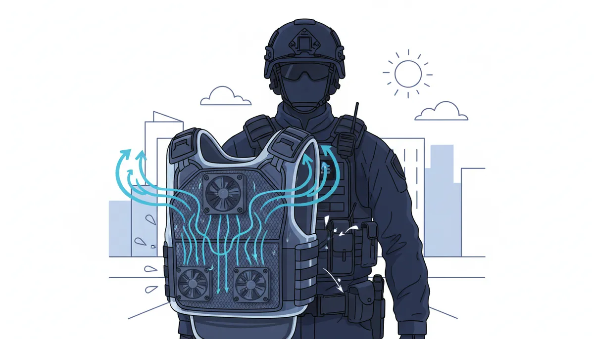 body armor ventilation vest