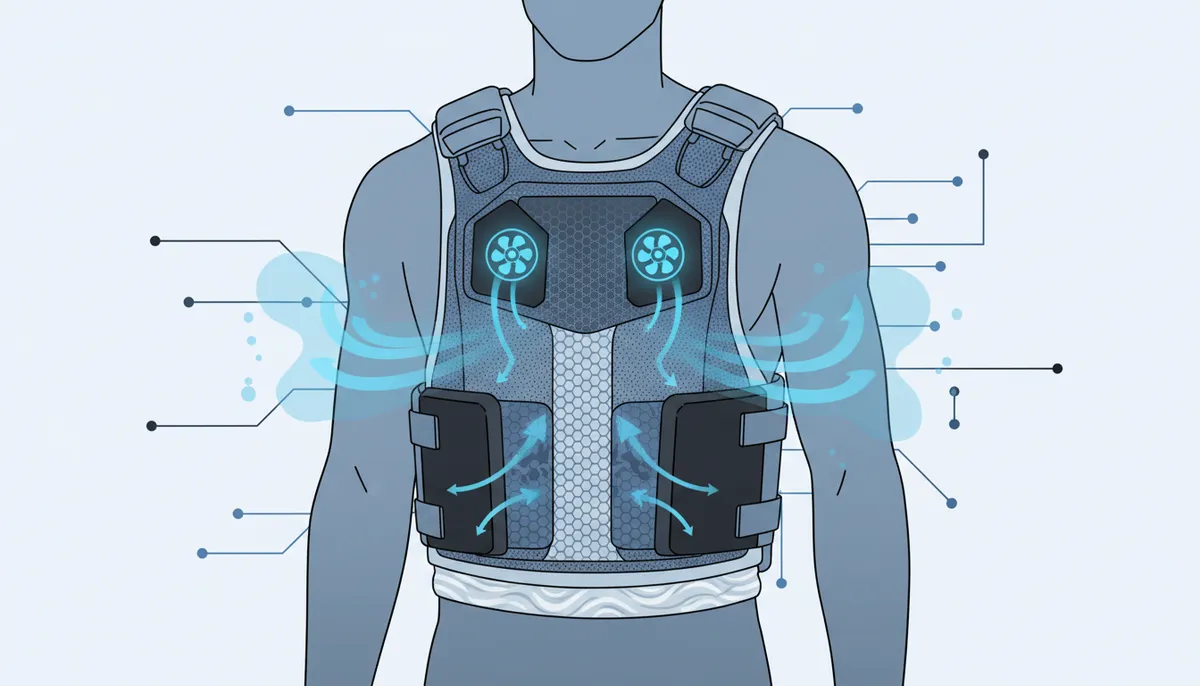body armor ventilation vest