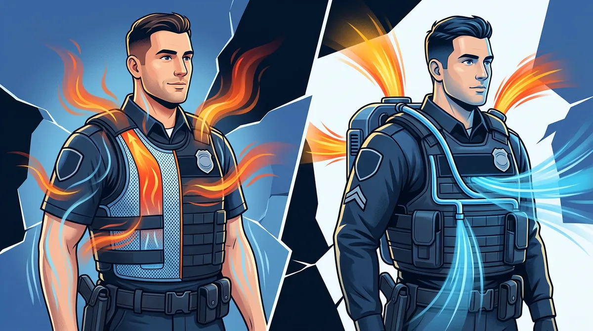 cool cop body armor air conditioning