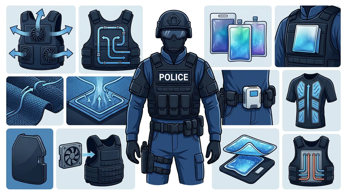 cool cop body armor air conditioning