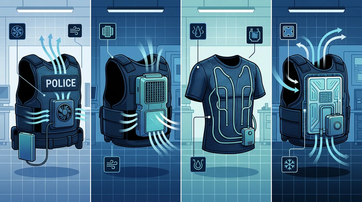 cool cop body armor air conditioning