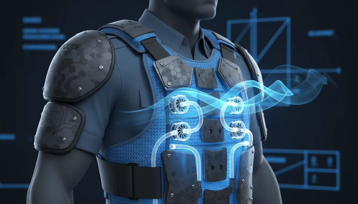 police cooling vest