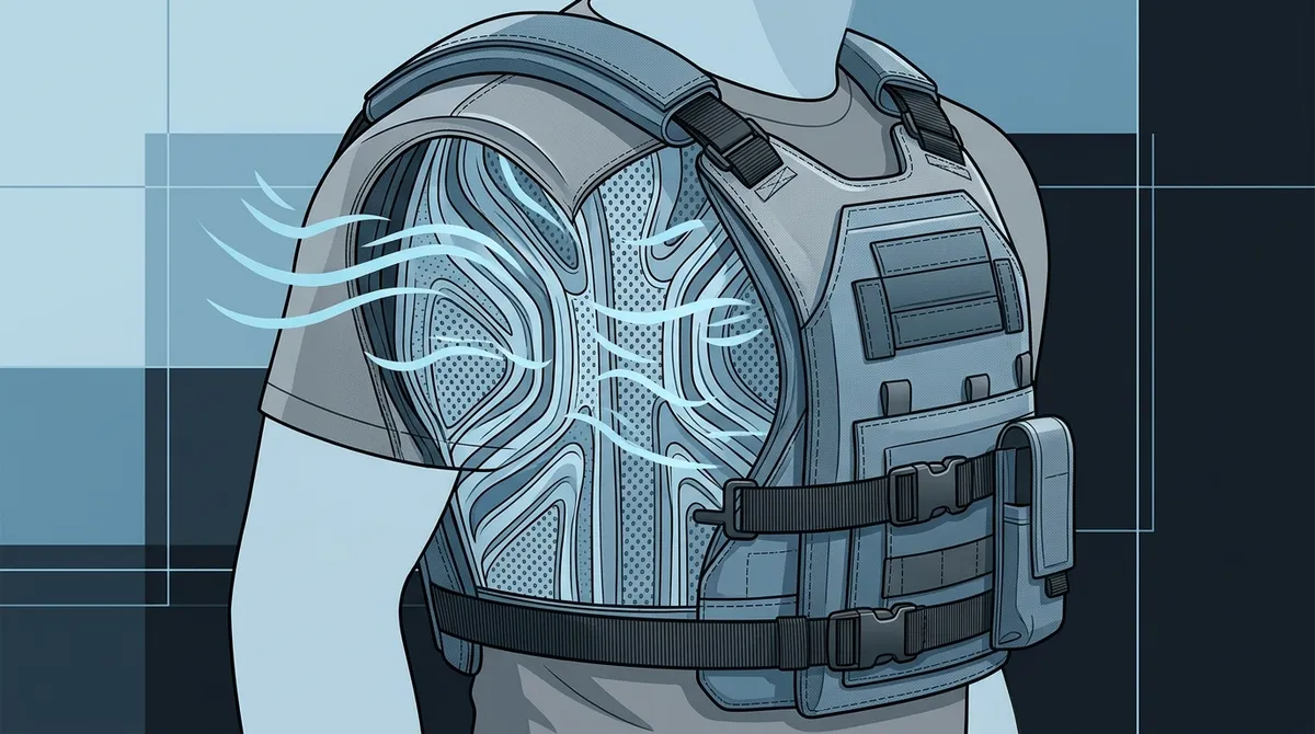 under body armor cooling