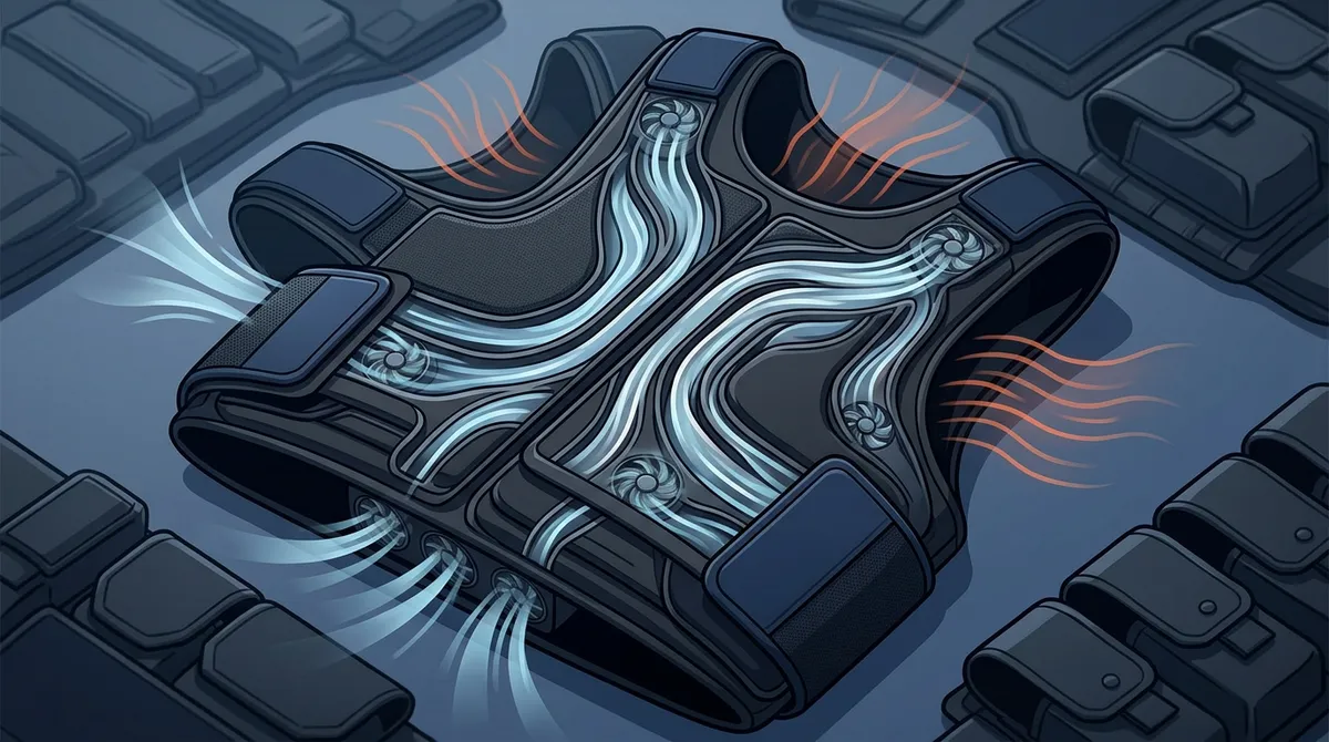 body armor cooling fan