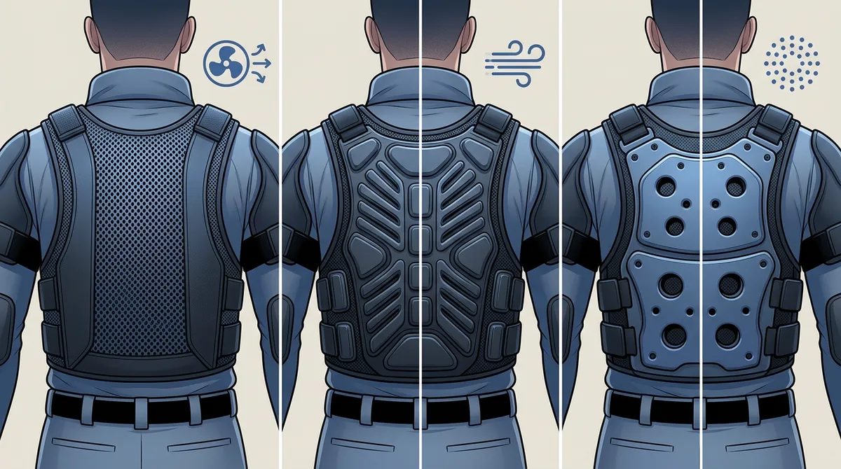 ventilation vest for body armor