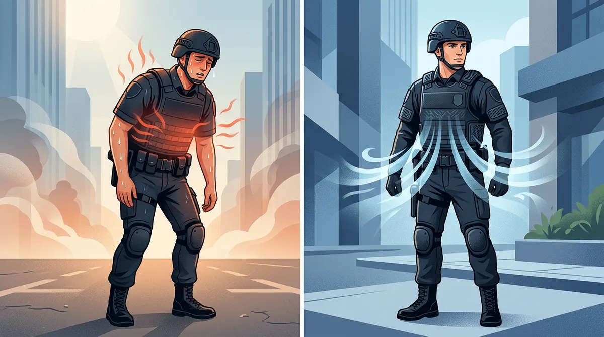 body armor cooling system