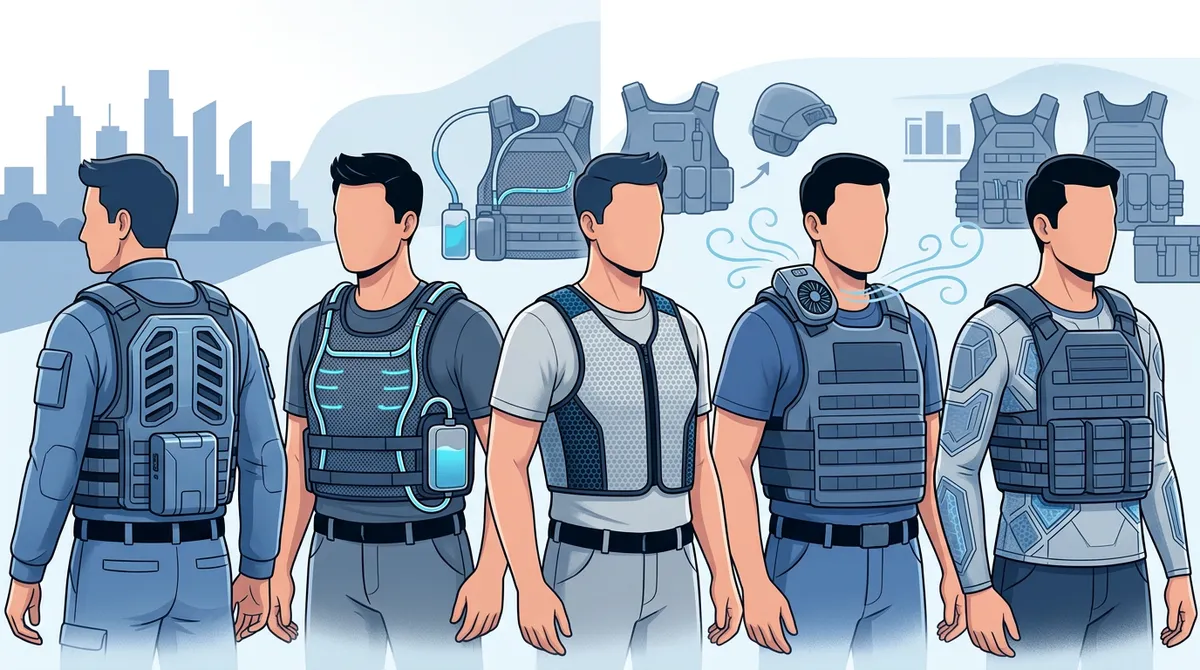 body armor cooling system