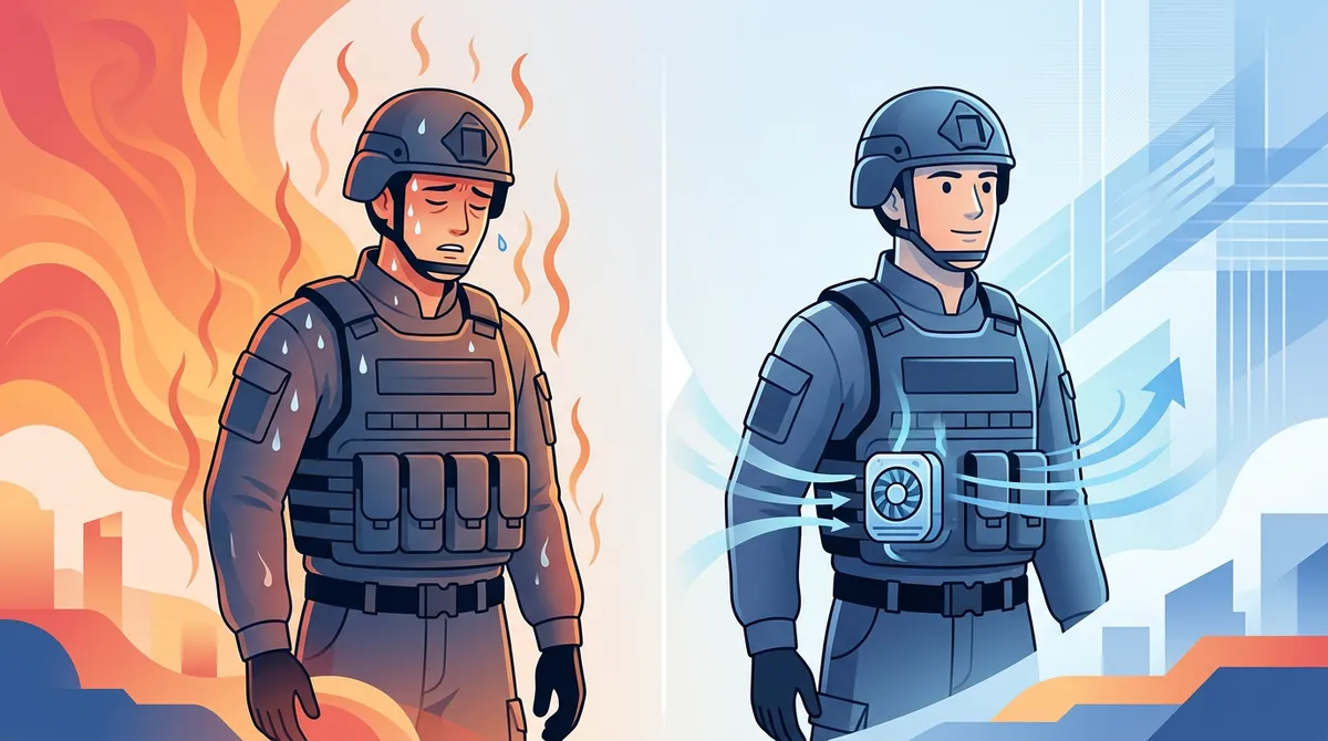ballistic vest cooling