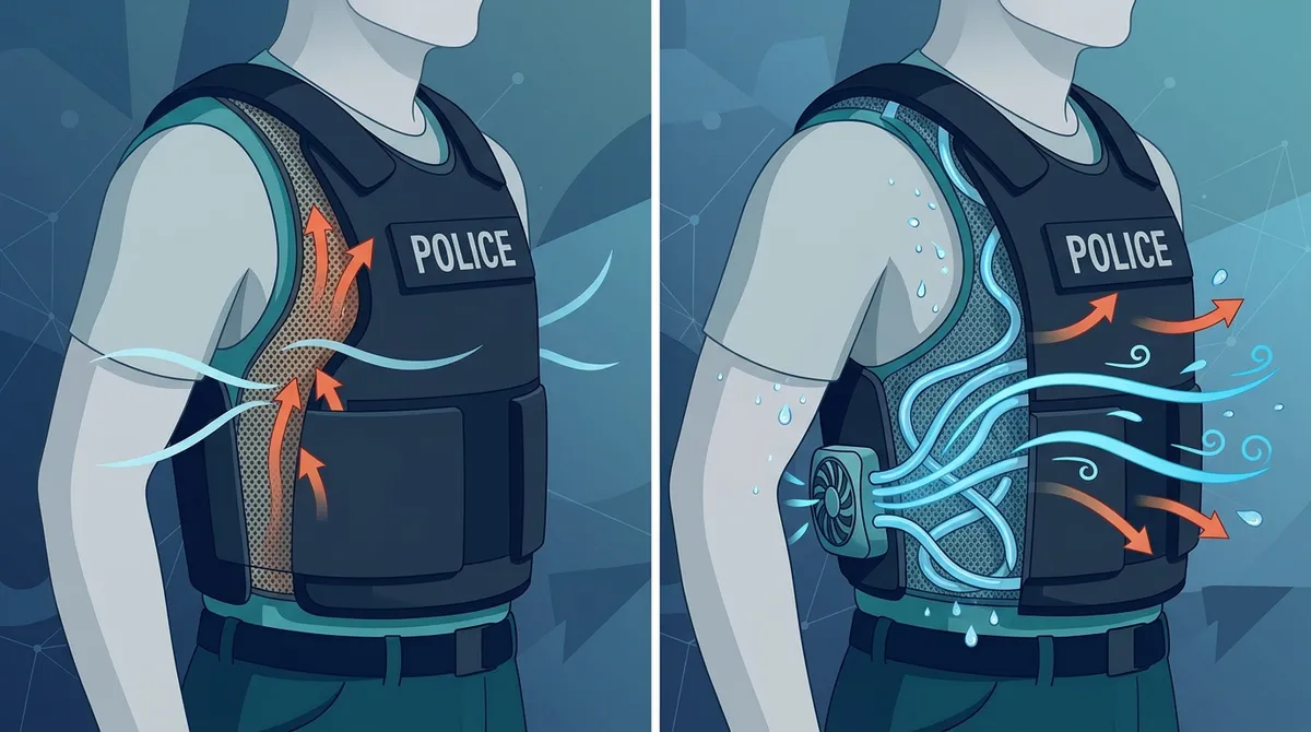 body armour ventilation vest