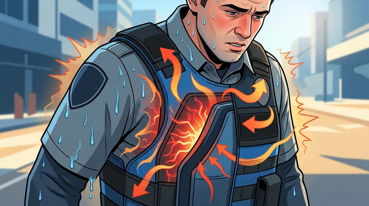 police vest cooling system