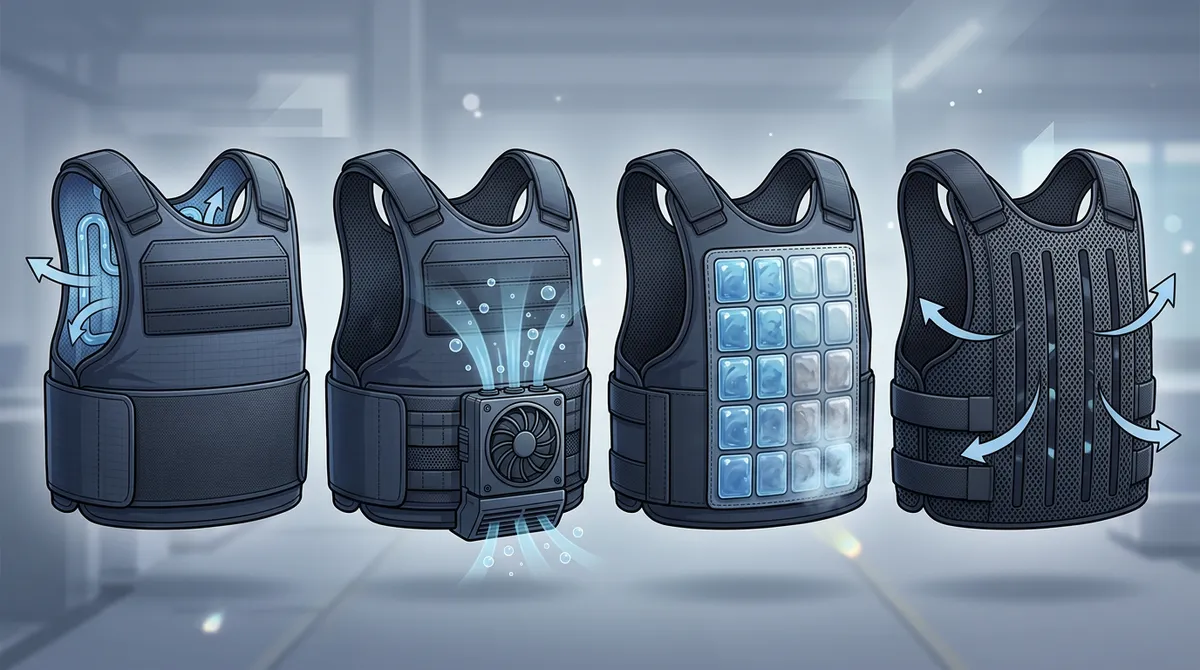 police vest cooling system
