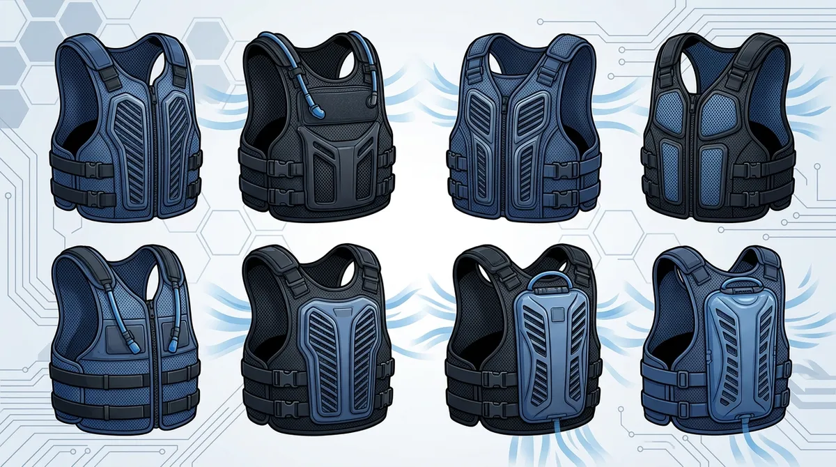 adjustable cooling vest