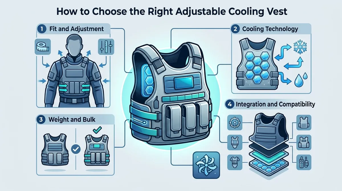 adjustable cooling vest