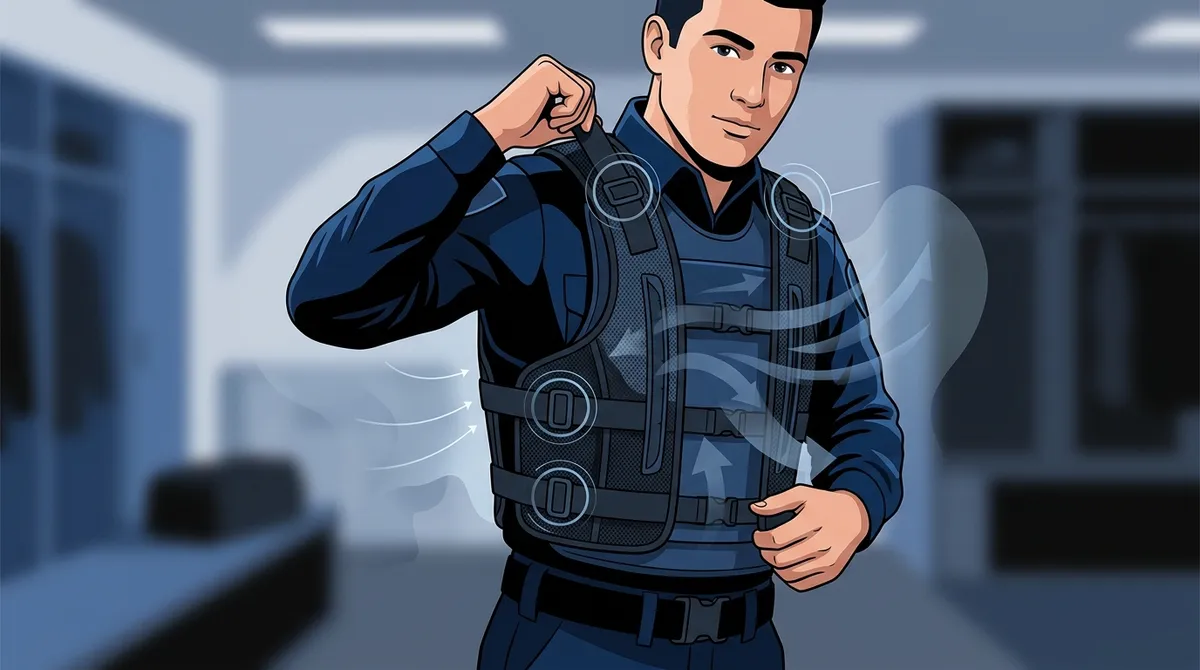 militaur adjustable ventilation vest