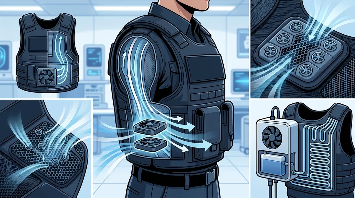 police vest ventilation solutions