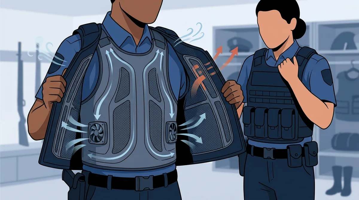 police vest ventilation solutions