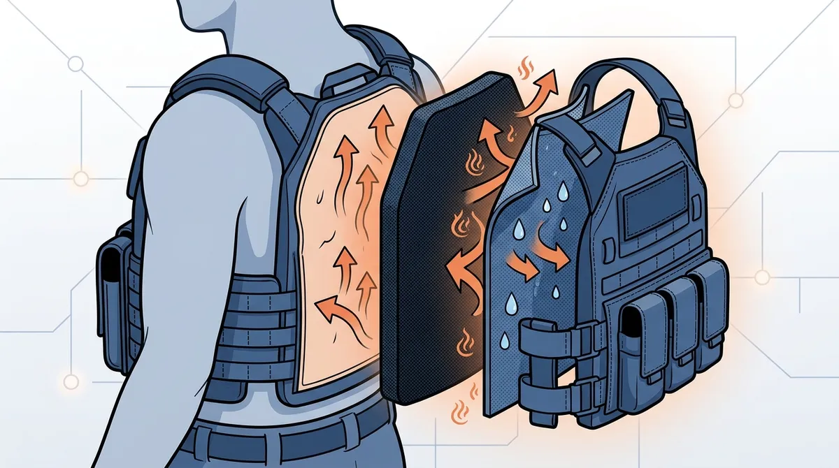 body armor heat relief