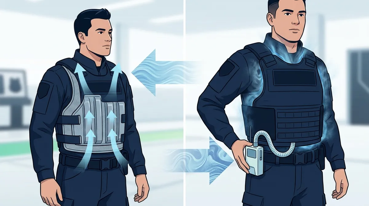 body armor heat relief