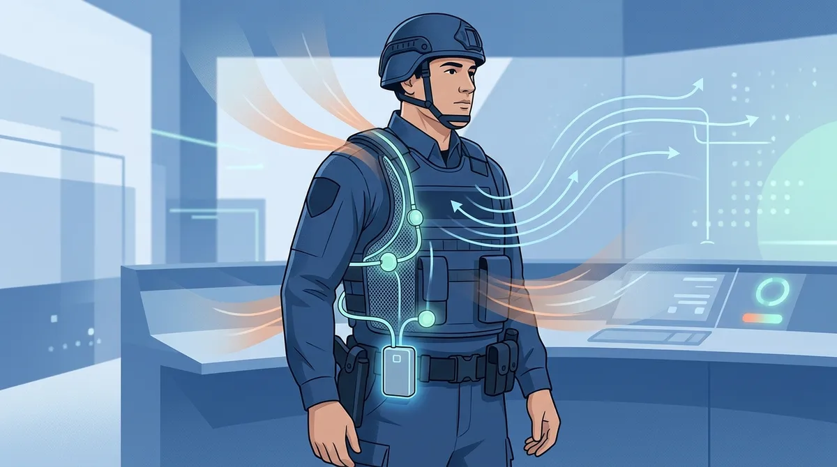 how to stay cool in police body armor