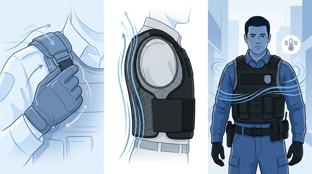 body armor fit and airflow tips