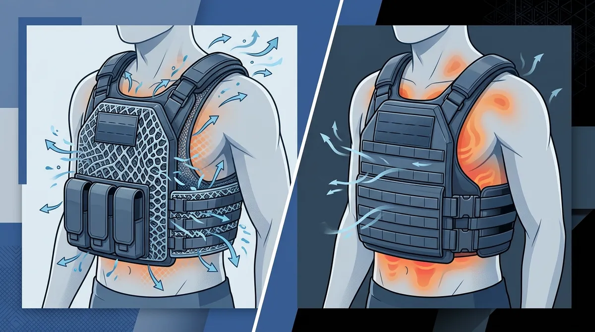 body armor fit and airflow tips