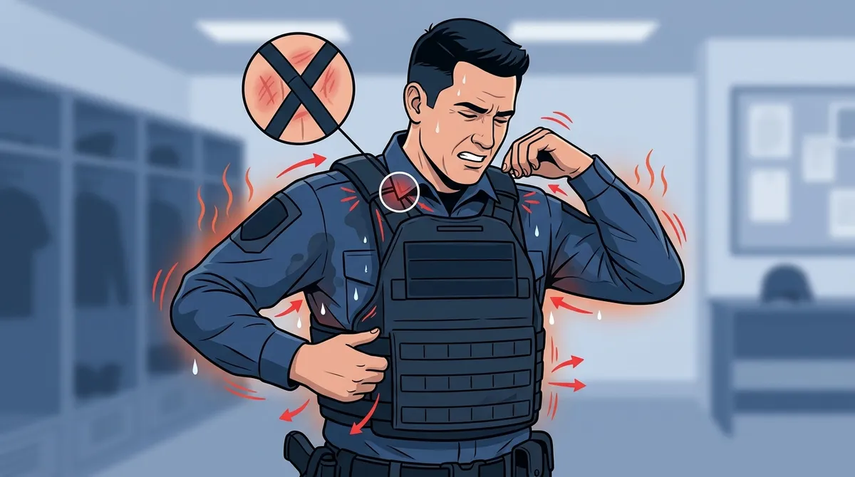 body armor fit and airflow tips