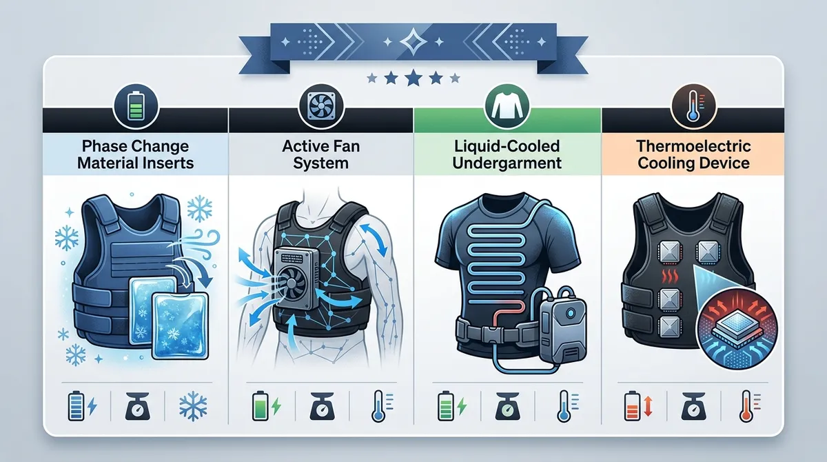 bulletproof vest cooling solutions ranked