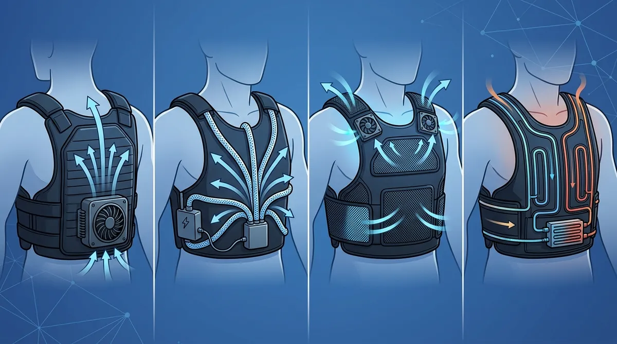 airflow system for military vests