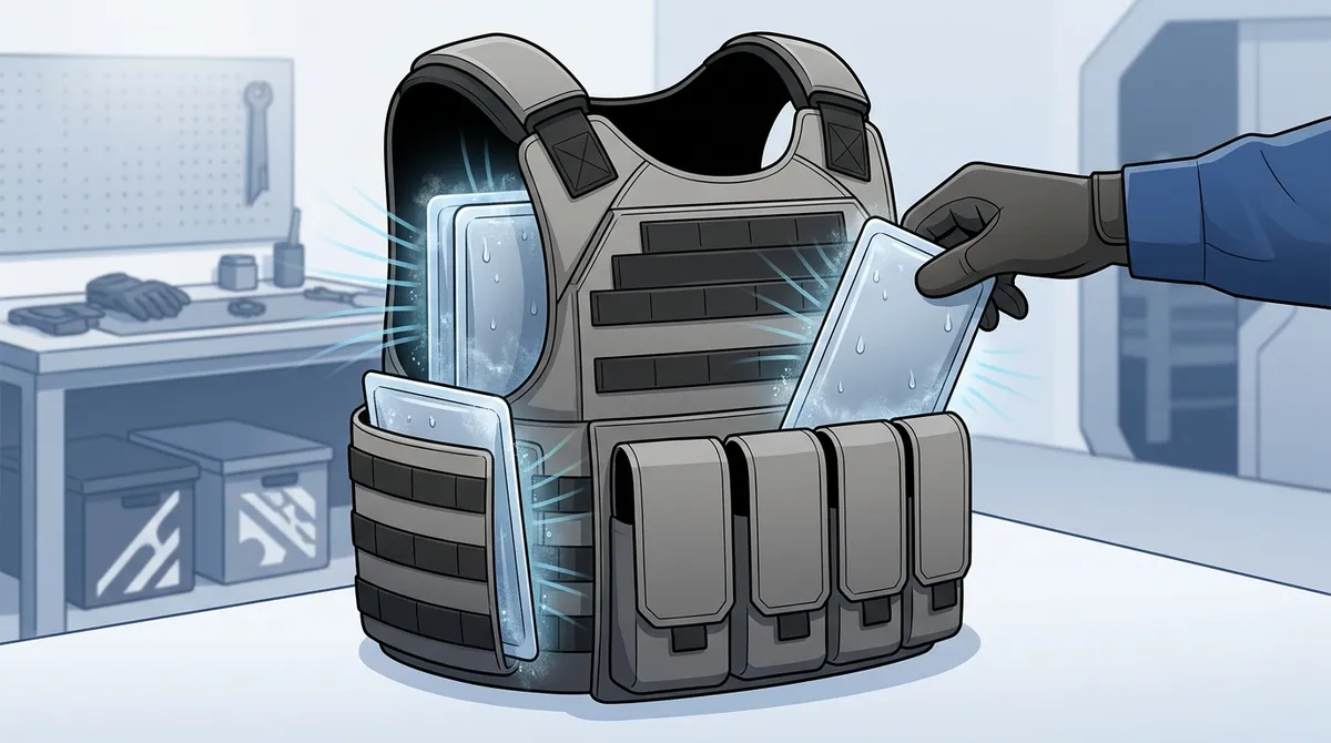 staying cool in protective vest security job