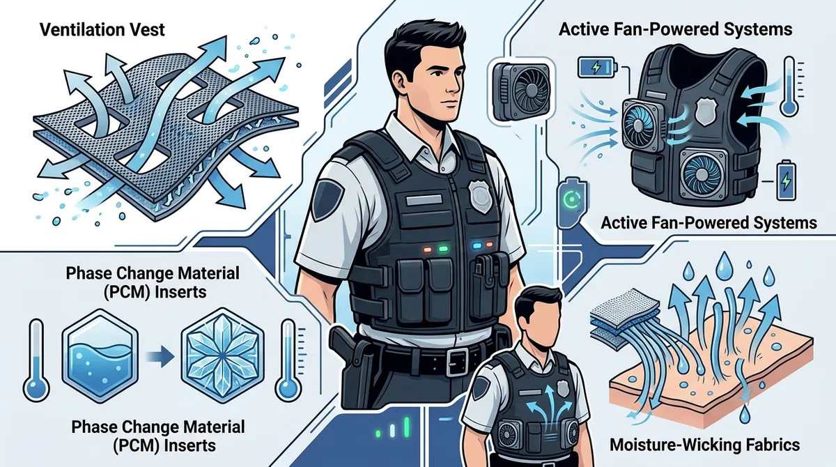 top vest cooling products for police