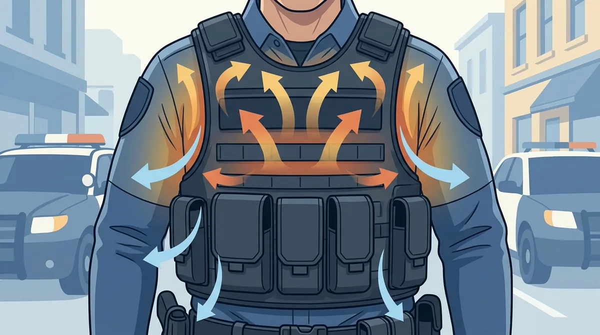 how to improve airflow under body armor