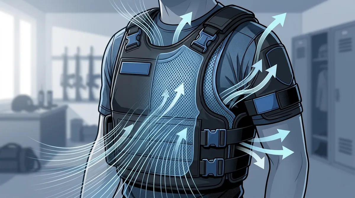 how to improve airflow under body armor