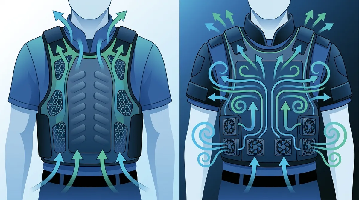 how to improve airflow under body armor