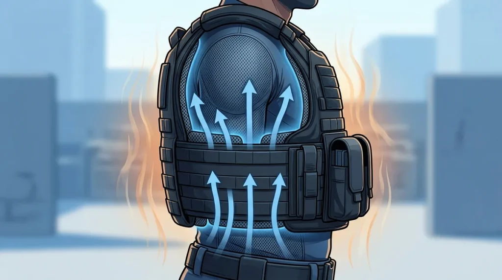 How to Improve Airflow Under Body Armor