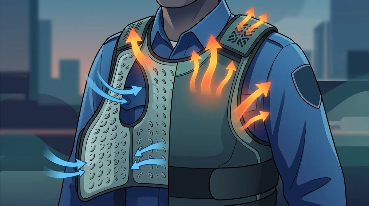 tactical vest ventilation for soldiers