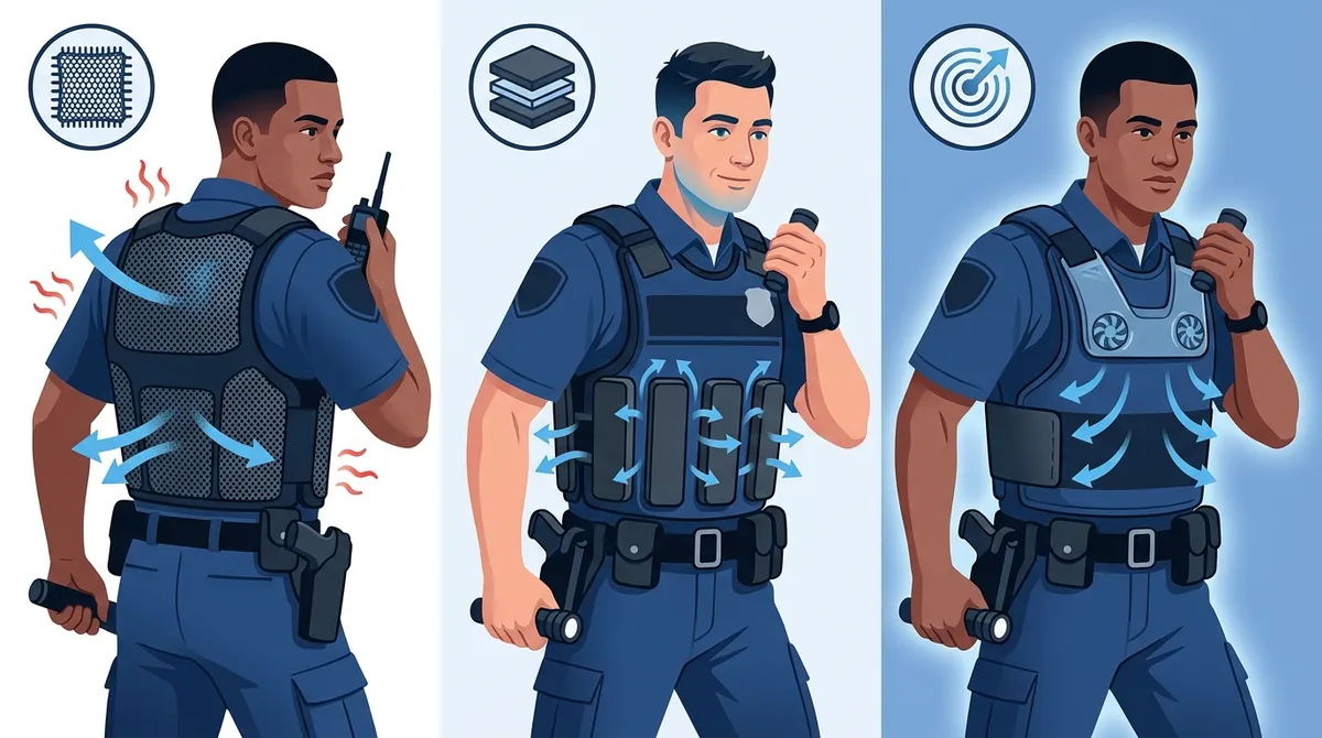 tactical vest ventilation for soldiers
