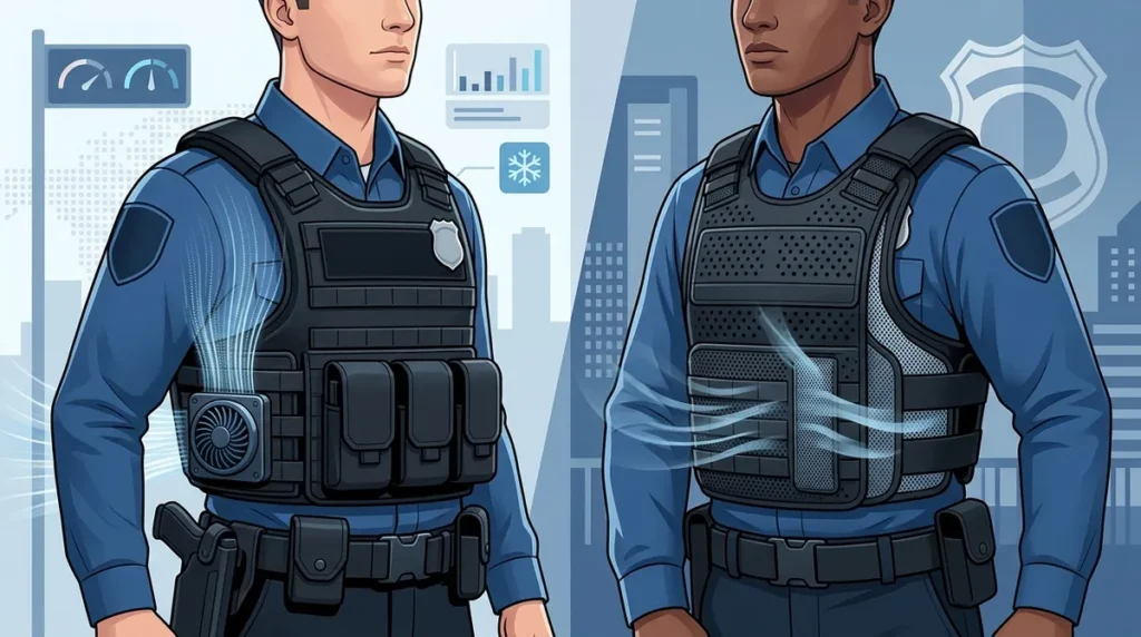 Active vs. Passive Cooling Solutions for Patrol Officers: Which Wins?