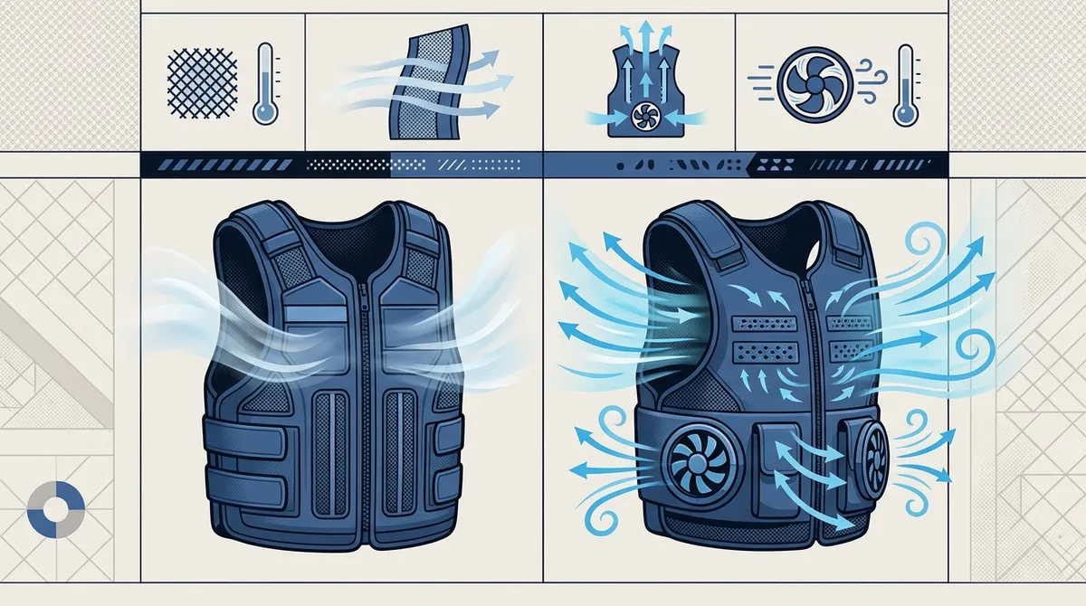 body armor ventilation system comparison