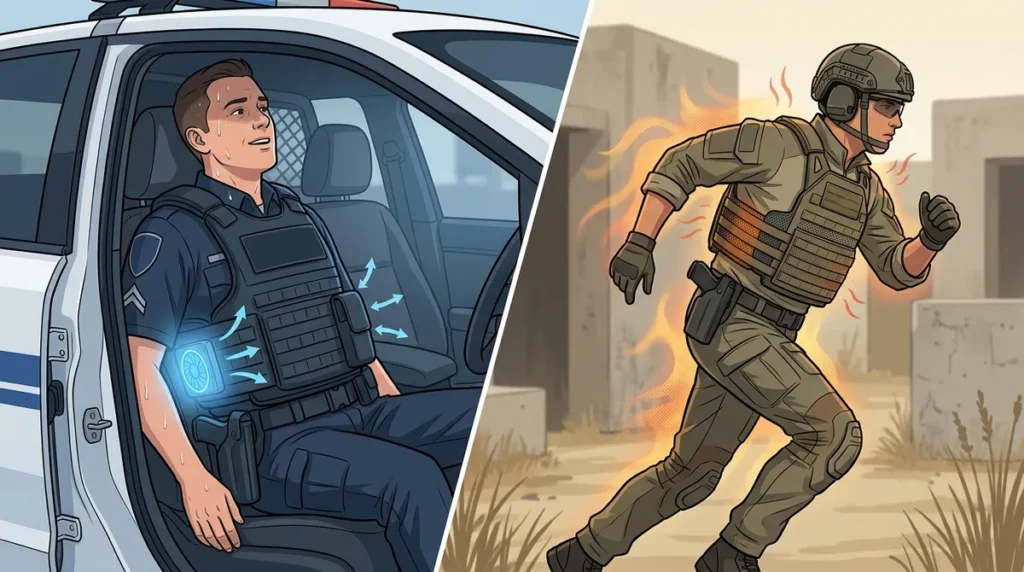 Passive vs. Active Body Armor Ventilation: Which Wins?