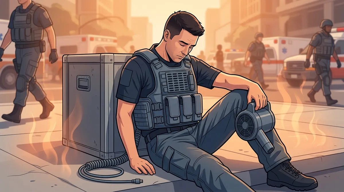 EMS tactical vest cooling solutions