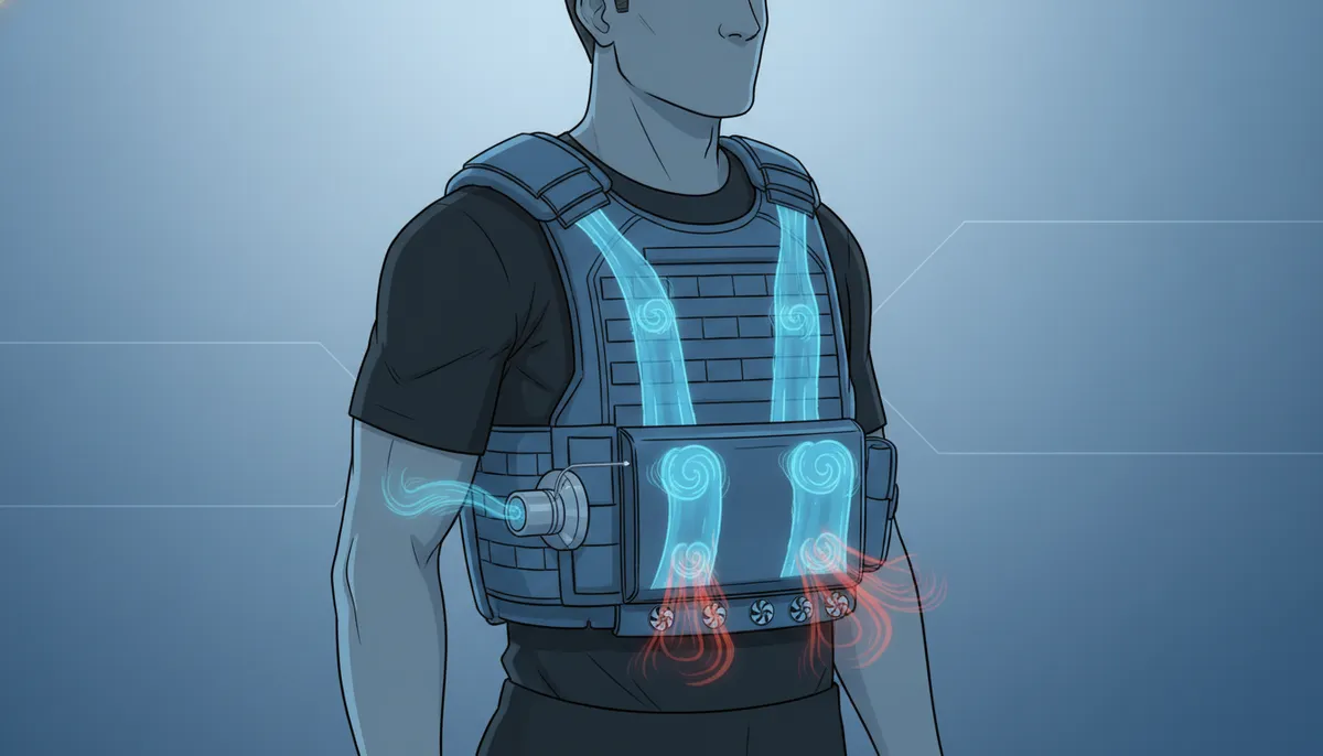 mesh vest vs inflatable vest cooling