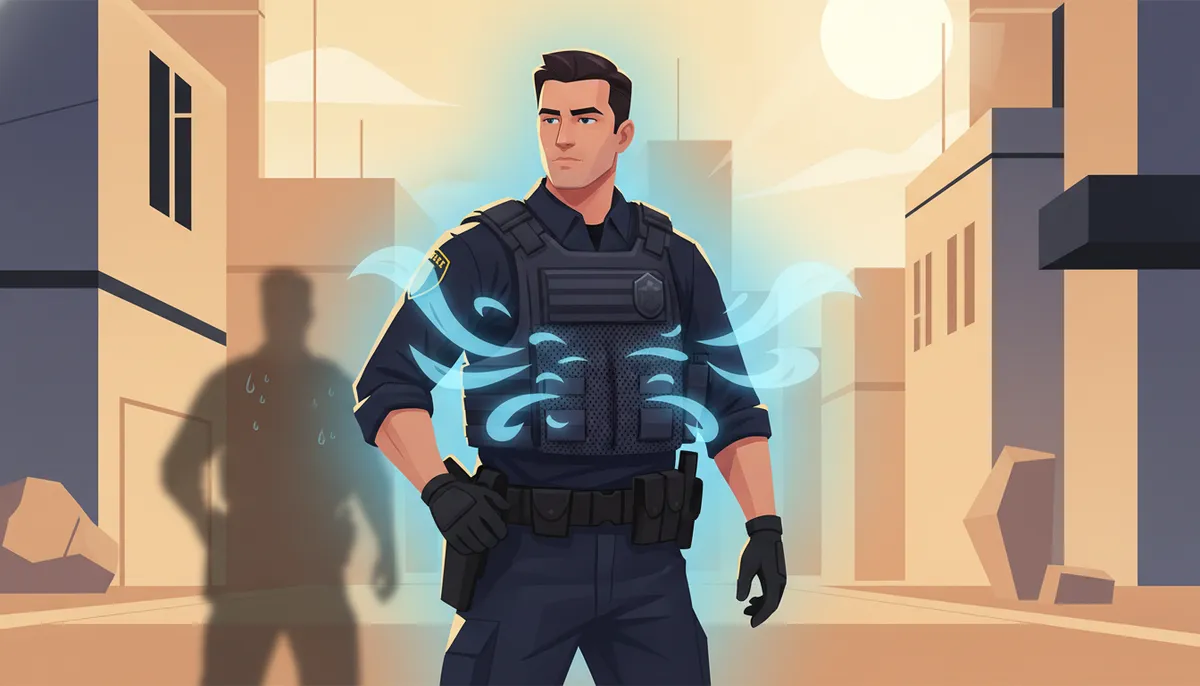 mesh vest vs inflatable vest cooling