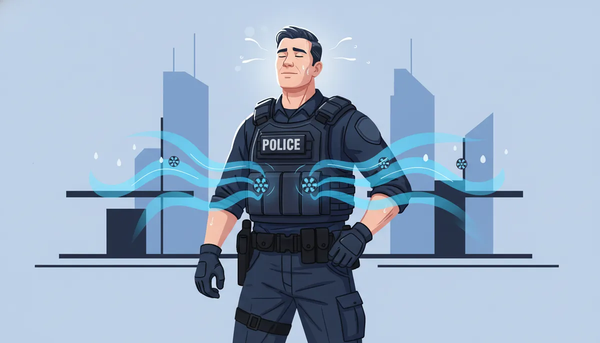 EMS body armor ventilation