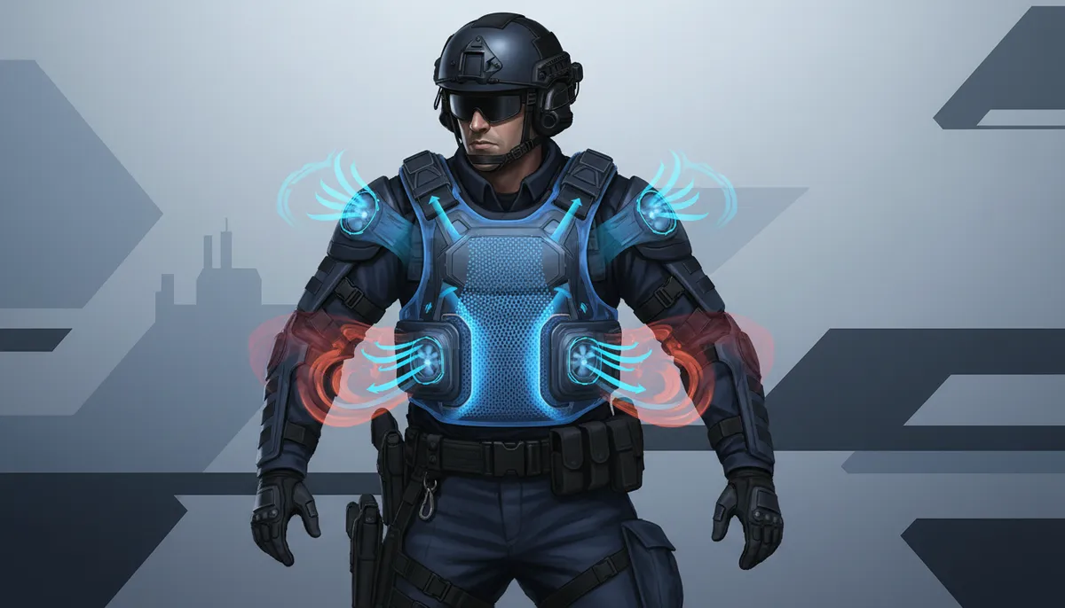 EMS body armor ventilation