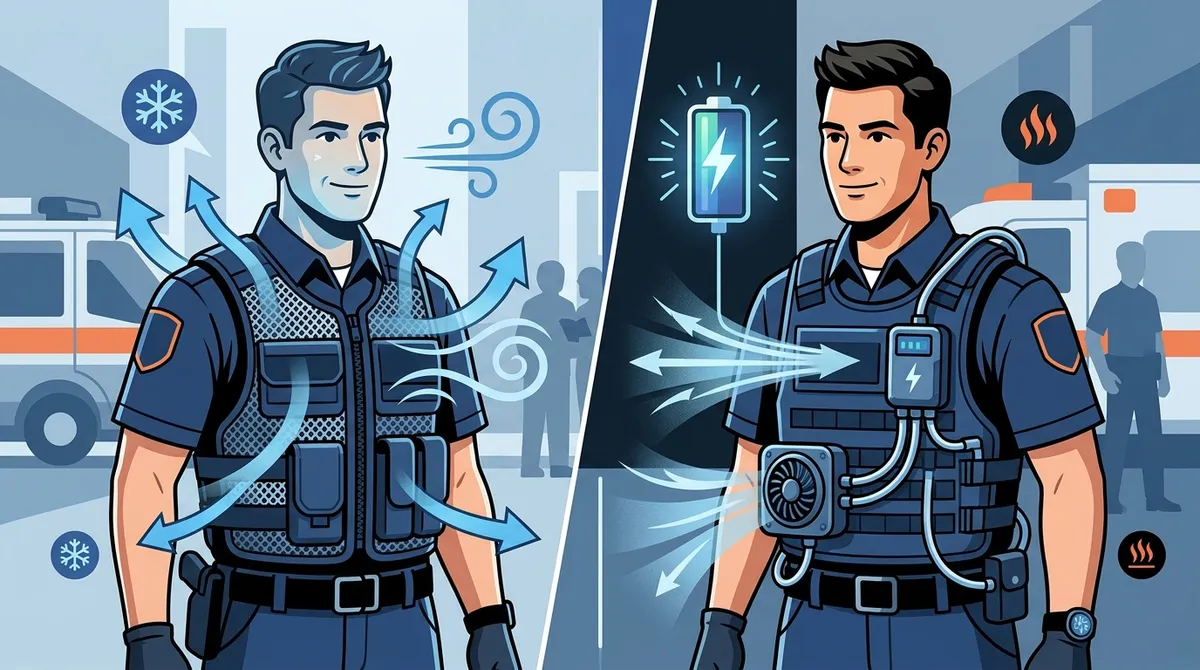 EMS body armor ventilation