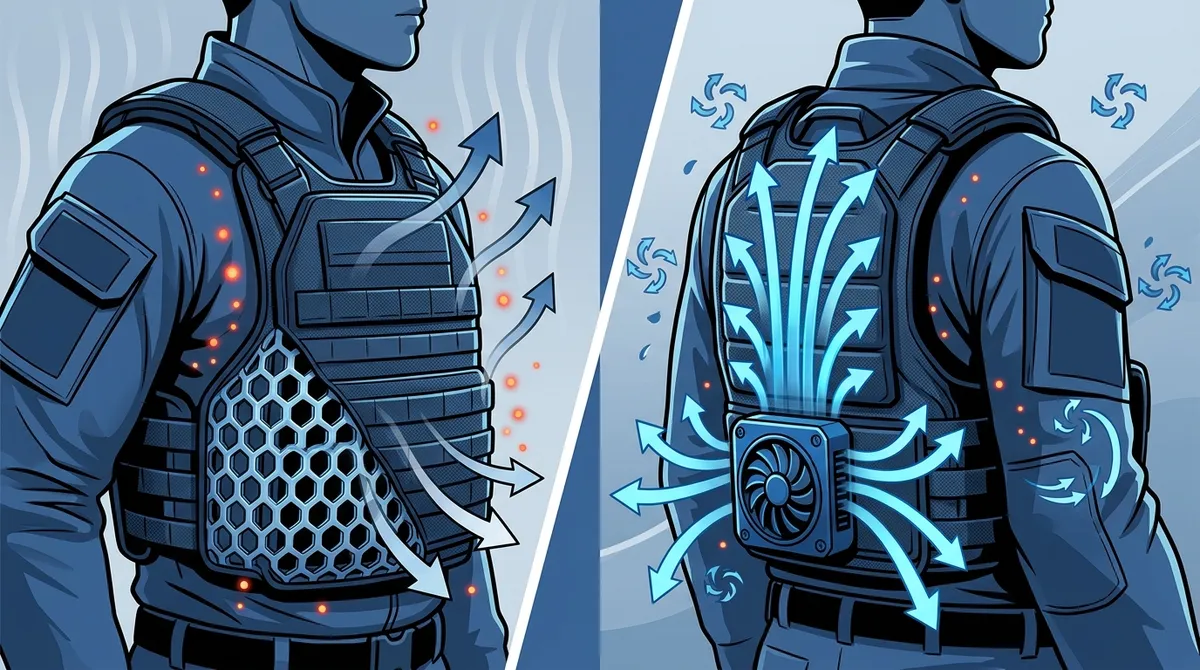 air circulation under bulletproof vest